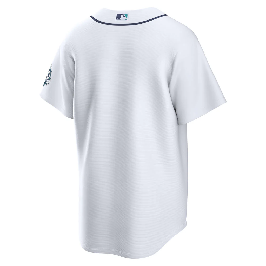 MLB Seattle Mariners Nike Home Stadium Jersey - White - Image 3
