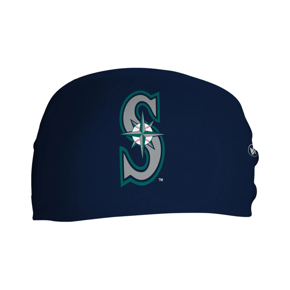 MLB Seattle Mariners Vertical Athletics Logo Headband - Image 3