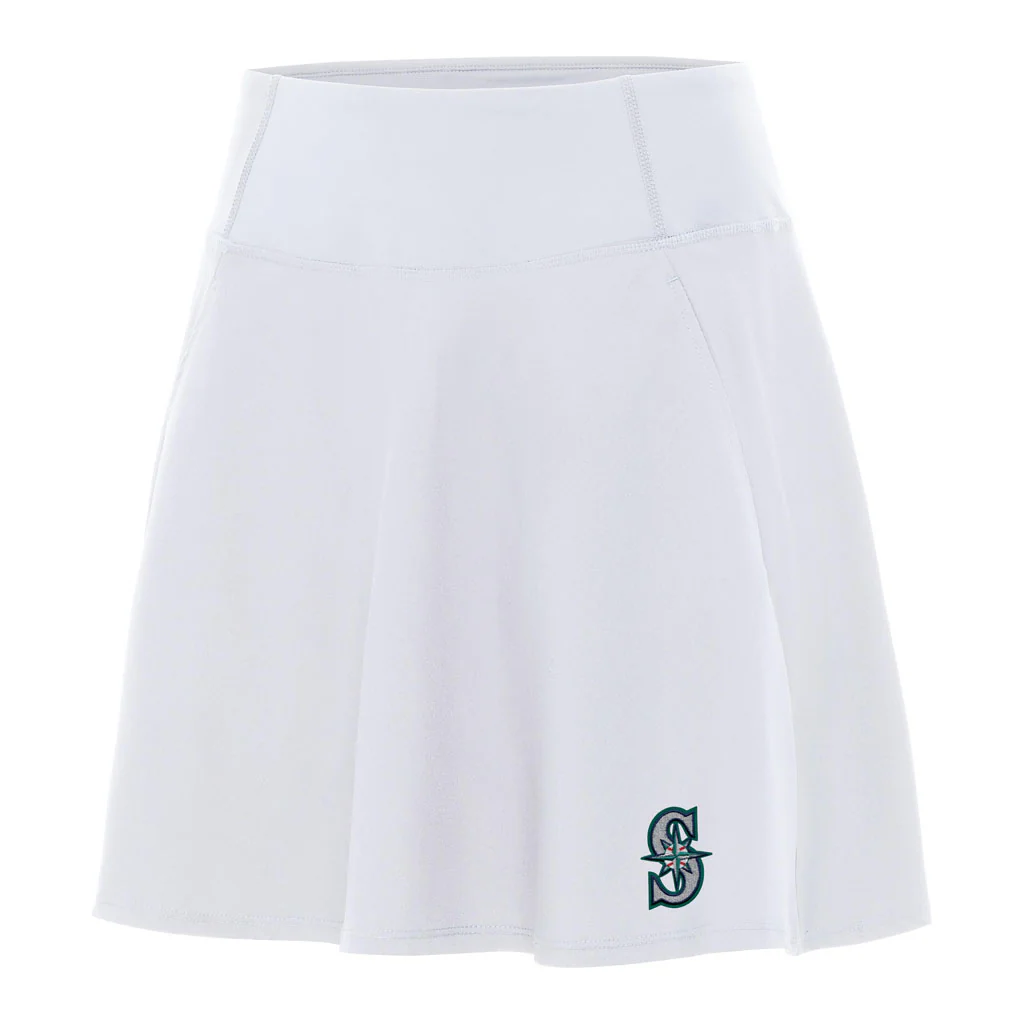 MLB Seattle Mariners Women's Antigua Chip Skort - White
