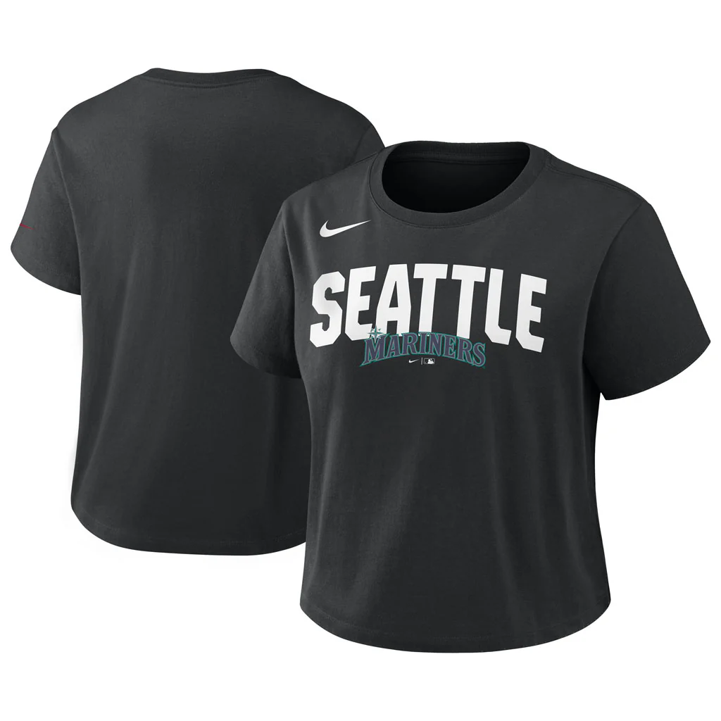 MLB Seattle Mariners Women's Nike Modern T-Shirt - Navy