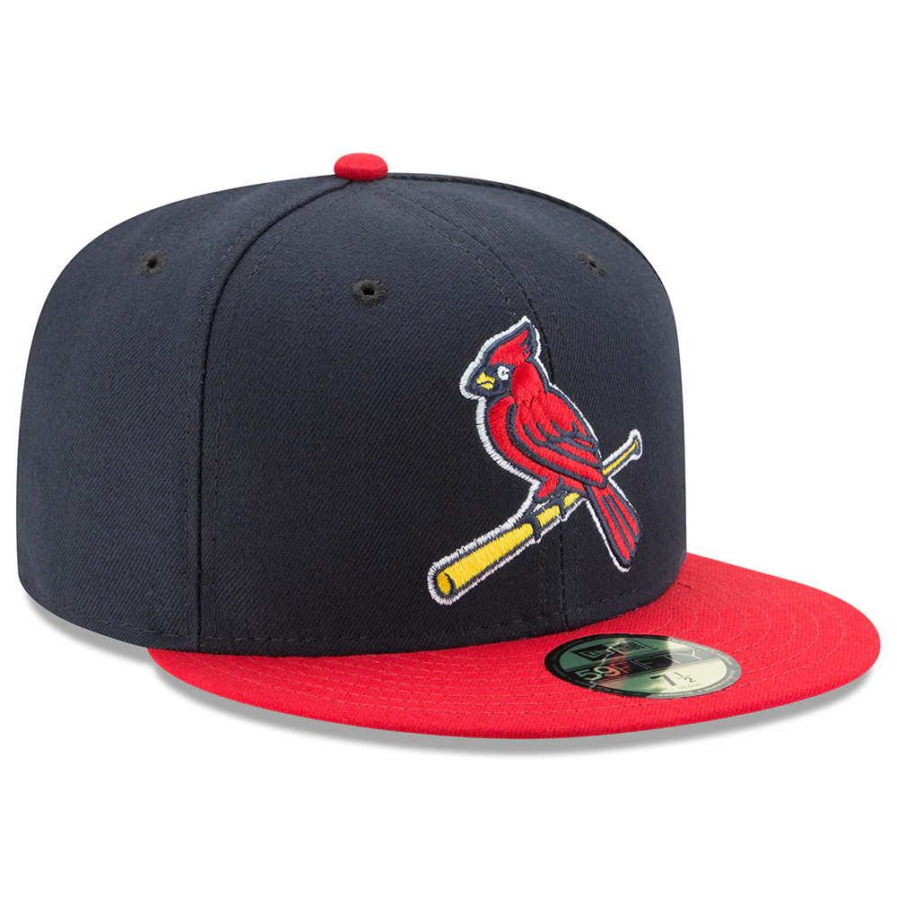 MLB St. Louis Cardinals New Era Authentic Collection Alternate On-Field 59FIFTY Fitted Hat - Navy - Image 2