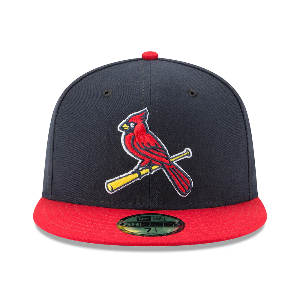 MLB St. Louis Cardinals New Era Authentic Collection Alternate On-Field 59FIFTY Fitted Hat - Navy - Image 3