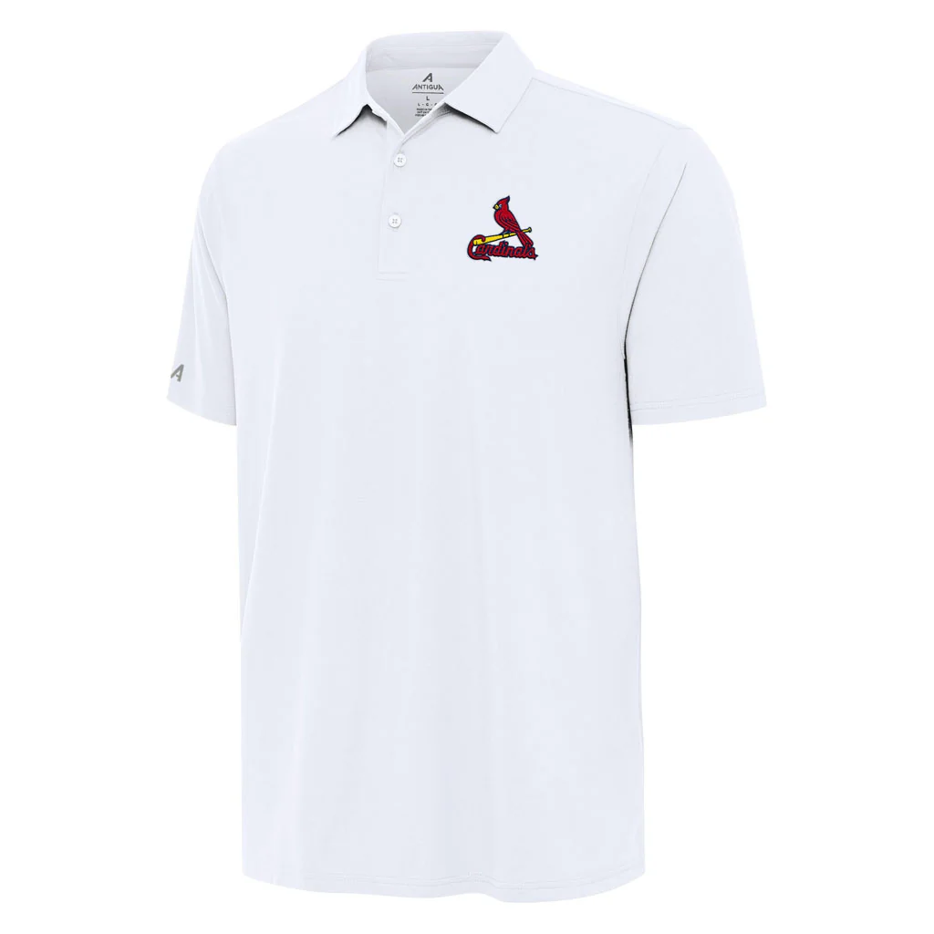 MLB St. Louis Cardinals Antigua Era Polo - White