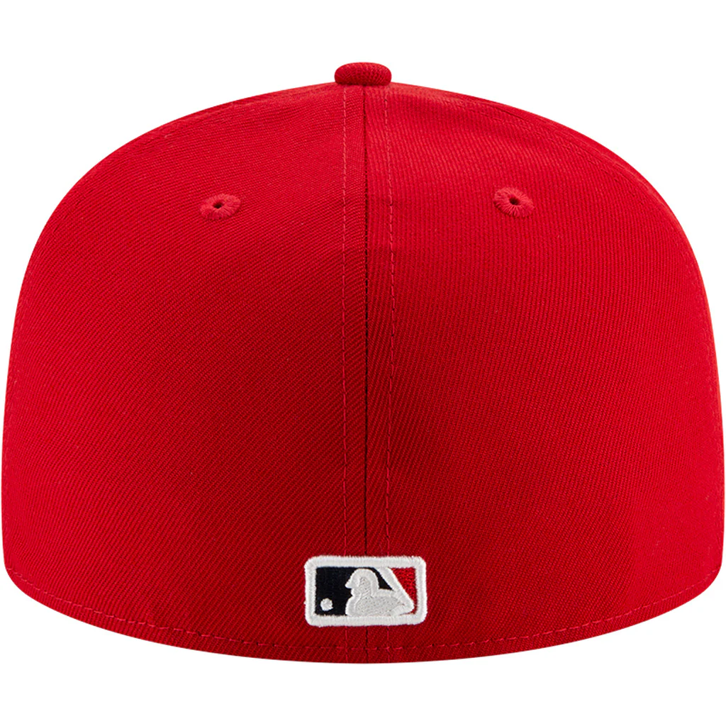 MLB St. Louis Cardinals New Era Authentic Collection Home On-Field 59FIFTY Fitted Hat - Red - Image 4