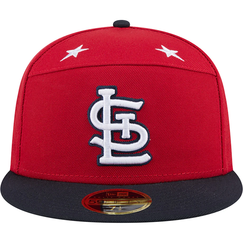 MLB St. Louis Cardinals New Era 2025 All Star Game 59FIFTY Fitted Hat - Red - Image 3