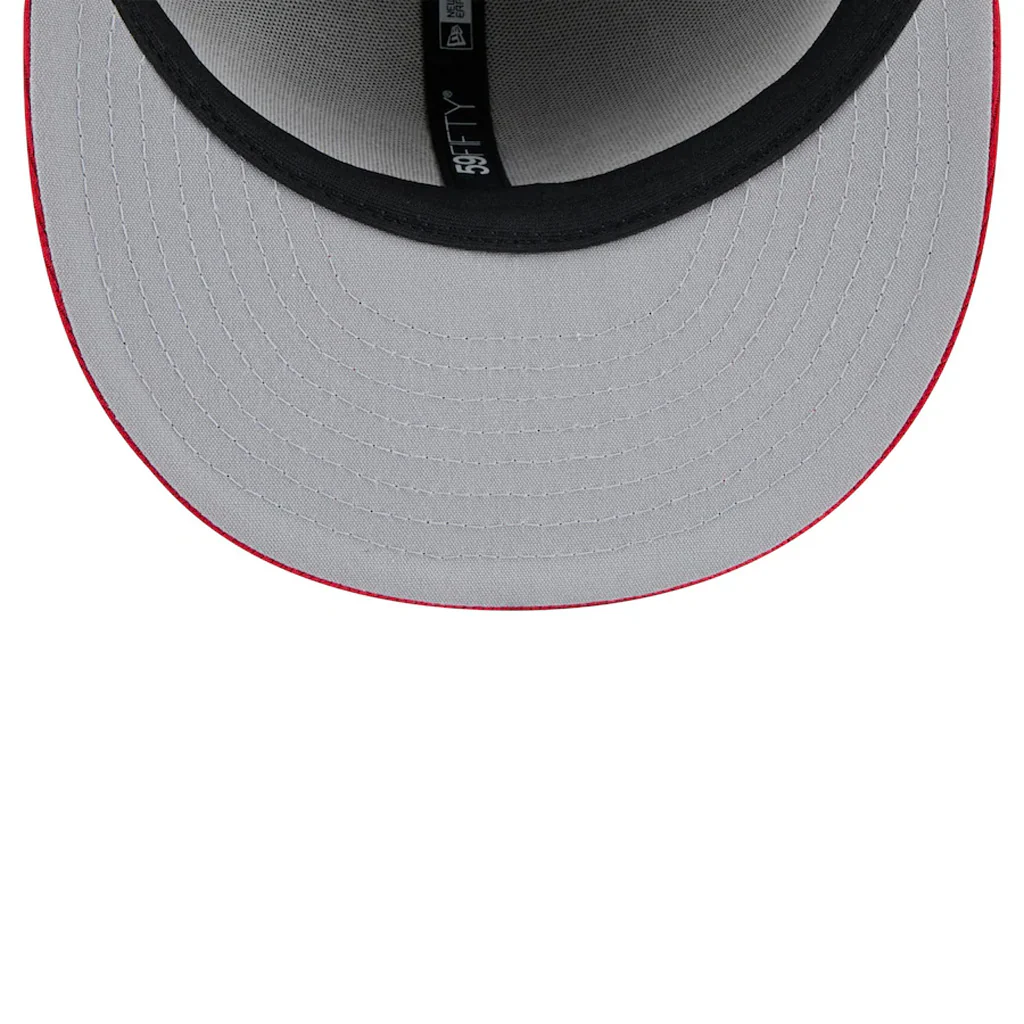 MLB St. Louis Cardinals New Era 2025 Graphite Batting Practice 59FIFTY Fitted Hat - Graphite - Image 5