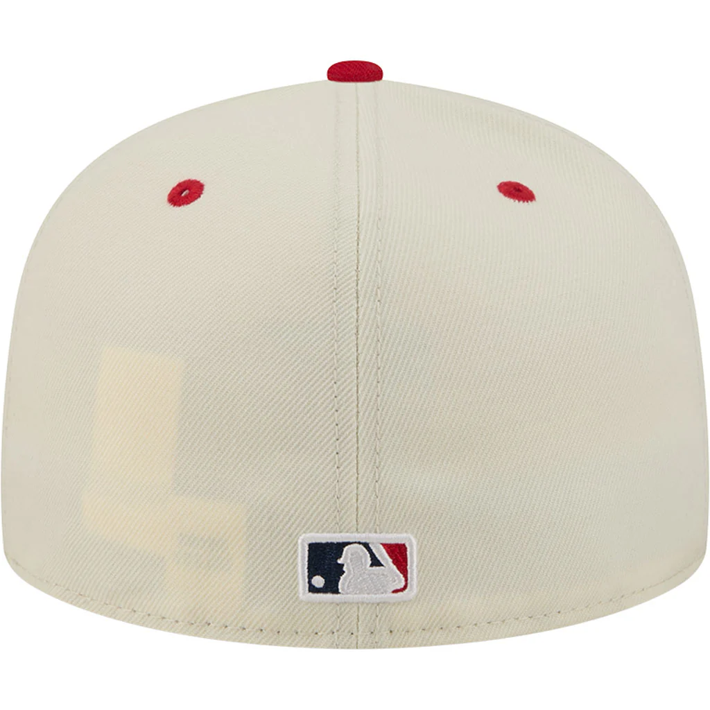 MLB St. Louis Cardinals New Era 2026 4th of July 59FIFTY Fitted Hat - Cream - Image 4