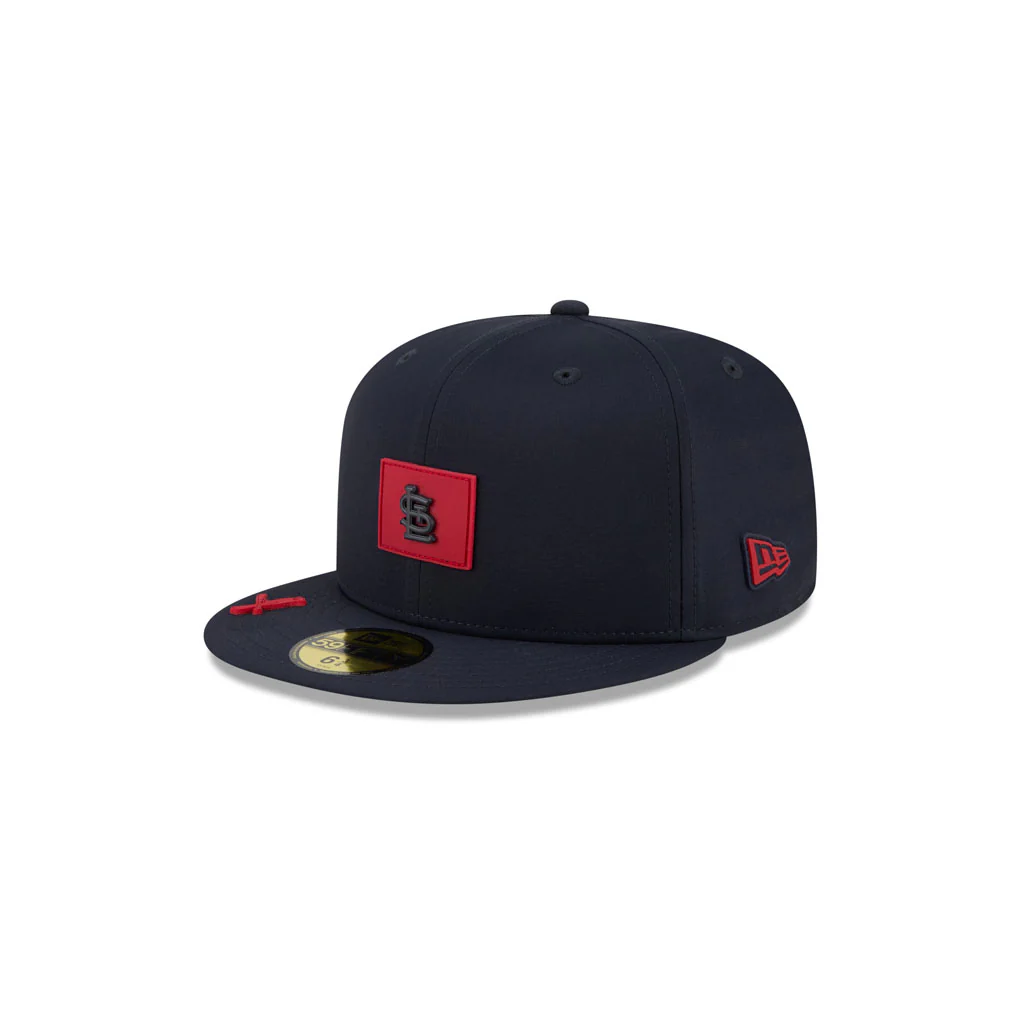 MLB St. Louis Cardinals New Era 2026 Clubhouse 59FIFTY Fitted Hat - Navy