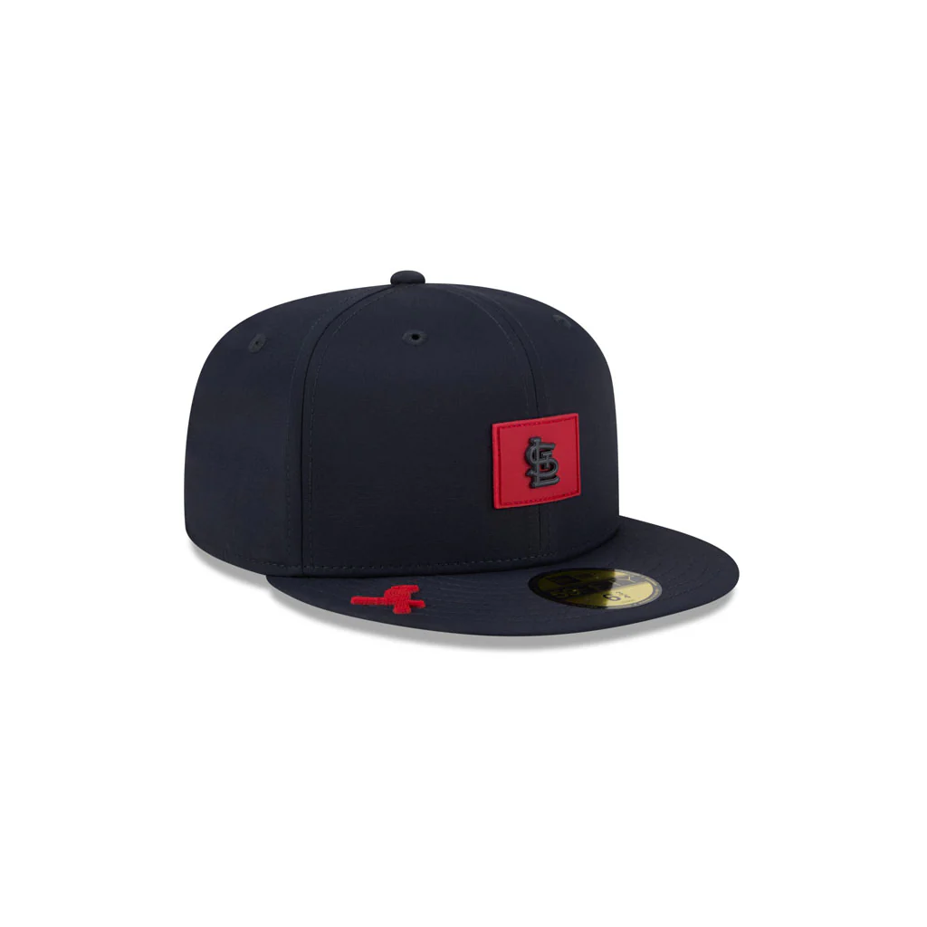 MLB St. Louis Cardinals New Era 2026 Clubhouse 59FIFTY Fitted Hat - Navy - Image 2