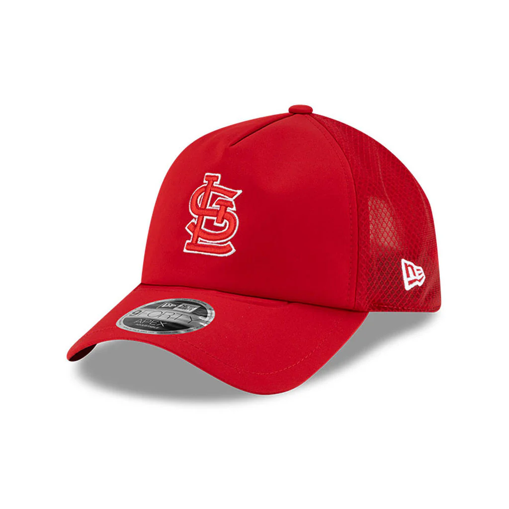MLB St. Louis Cardinals New Era Batting Practice Apex 9FORTY Snapback Hat - Red