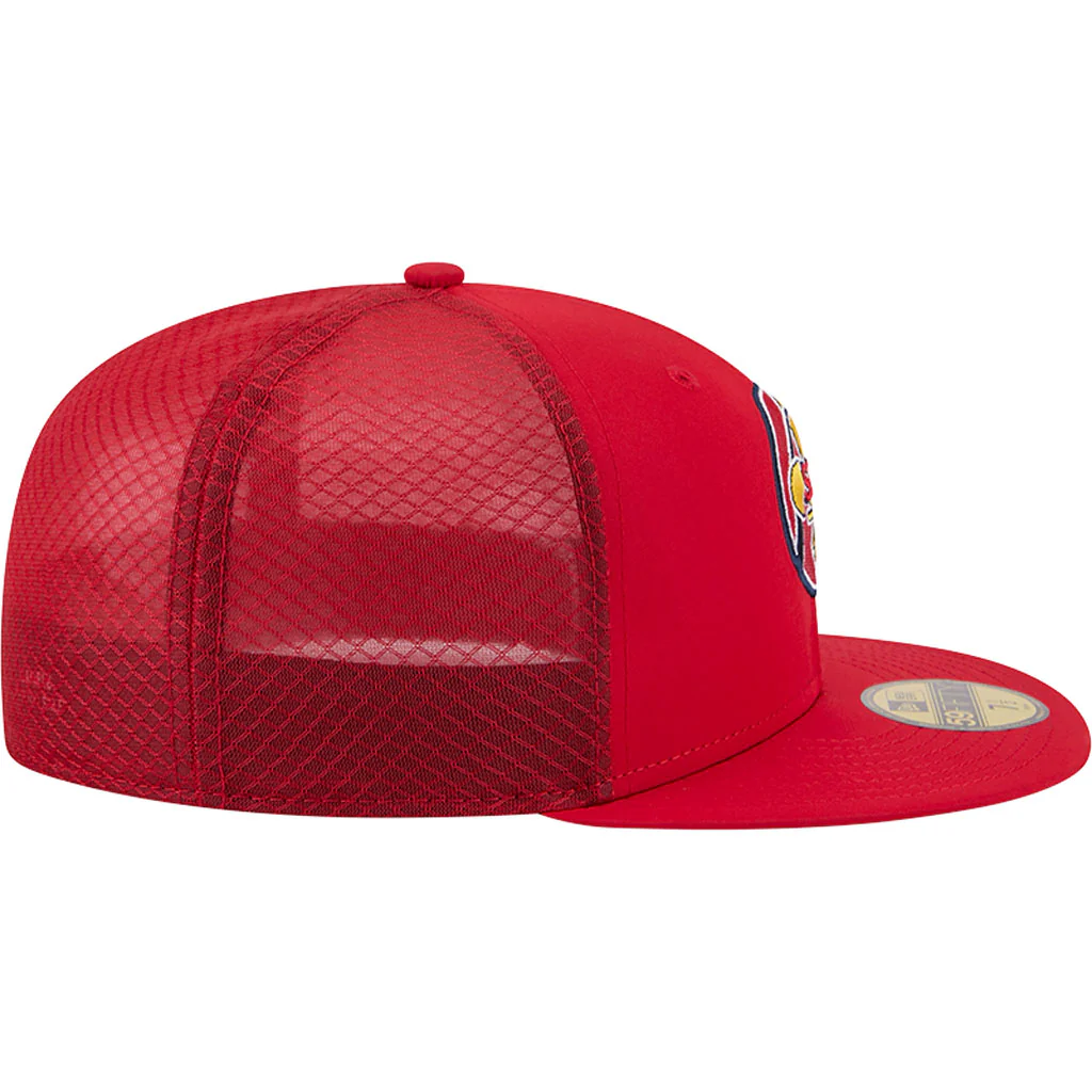 MLB St. Louis Cardinals New Era City Connect Batting Practice 59FIFTY Fitted Hat - Red - Image 5