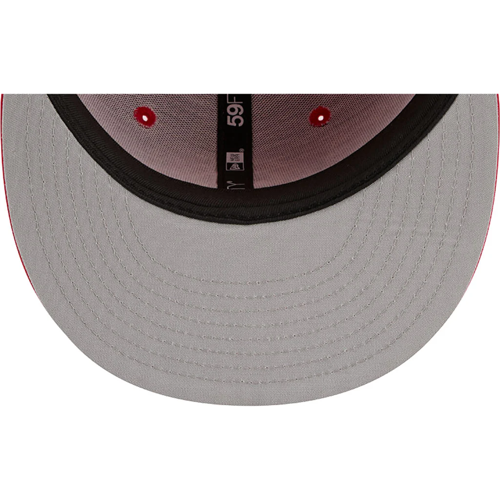 MLB St. Louis Cardinals New Era City Connect Batting Practice 59FIFTY Fitted Hat - Red - Image 7