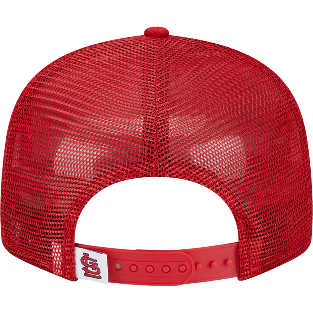 MLB St. Louis Cardinals New Era OTC Trucker 9FIFTY Snapback Hat - Red - Image 6