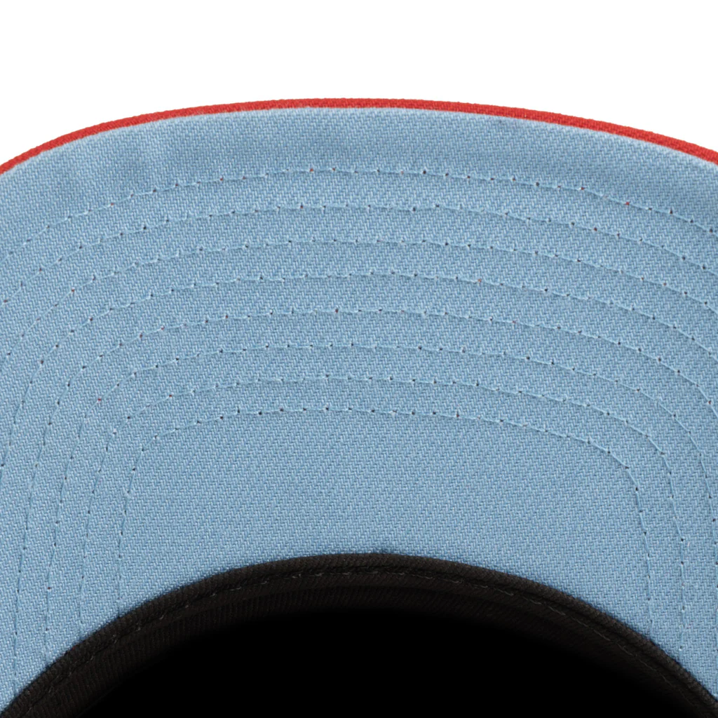 MLB St. Louis Cardinals New Era Team Undervisor 9FIFTY A-Frame Snapback Hat - Red - Image 4