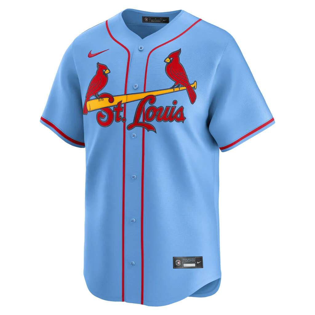 MLB St. Louis Cardinals Nike Alternate Limited Jersey - Blue - Image 2