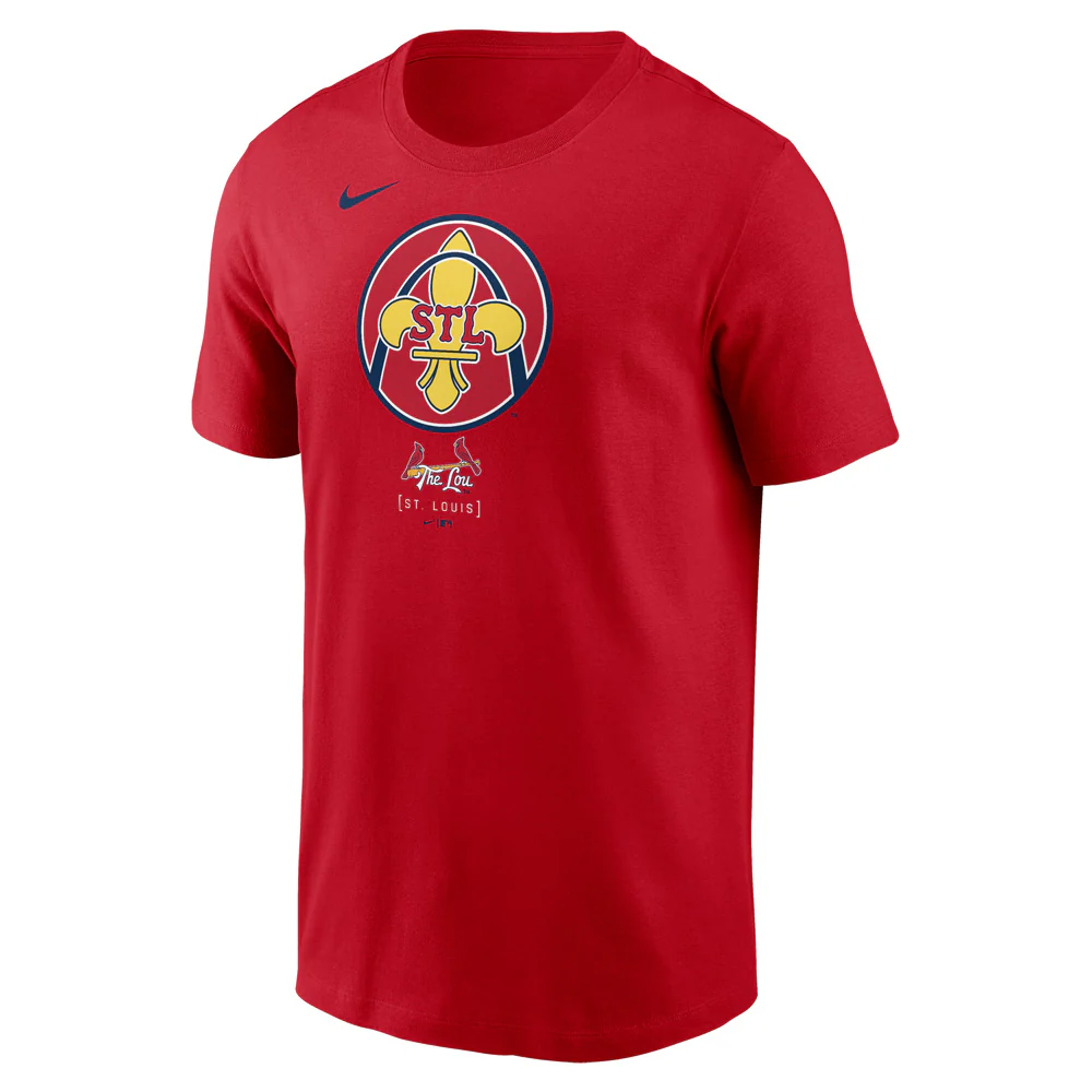 MLB St. Louis Cardinals Nike City Connect Logo Essential T-Shirt - Red - Image 2