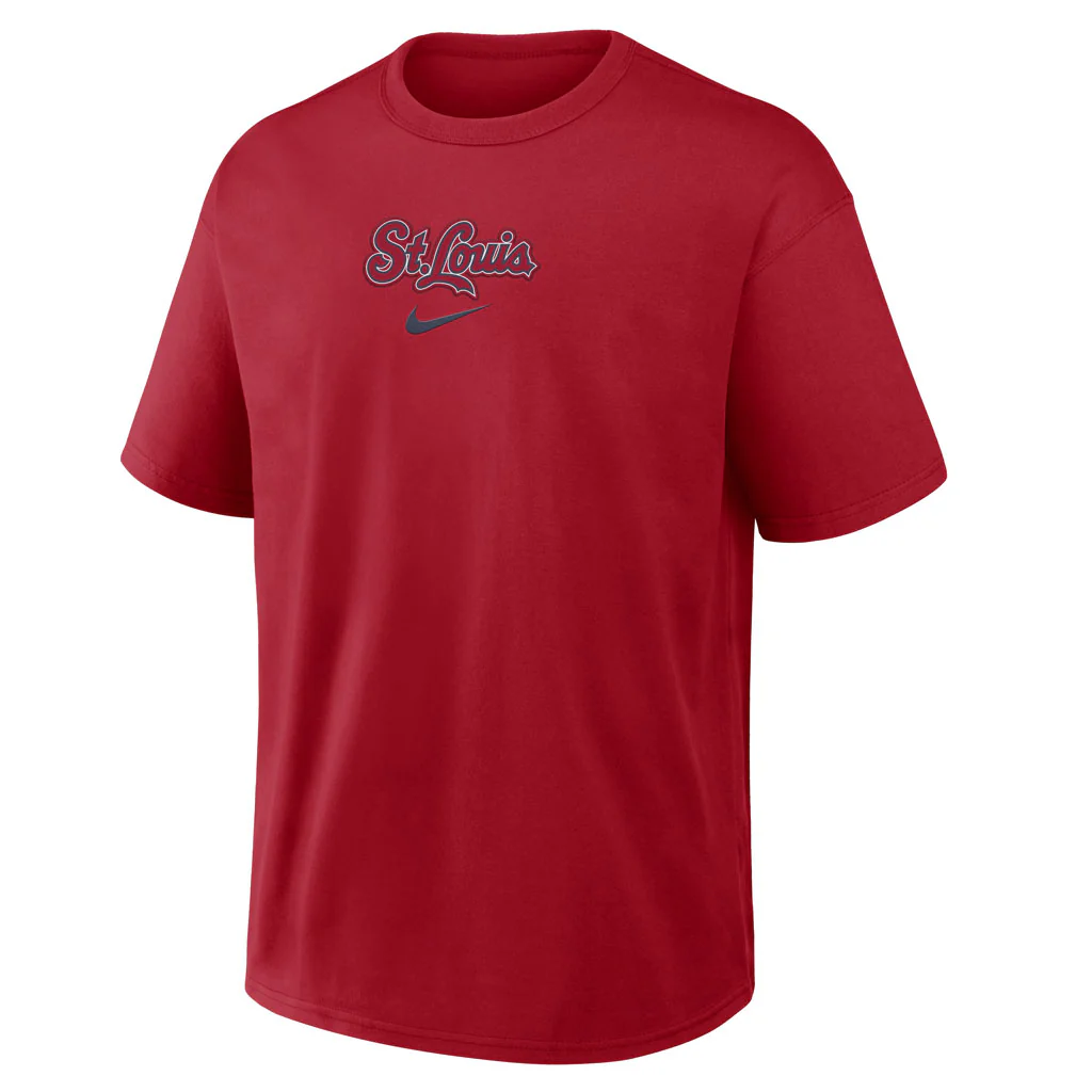MLB St. Louis Cardinals Nike City Name Max90 T-Shirt - Red - Image 2