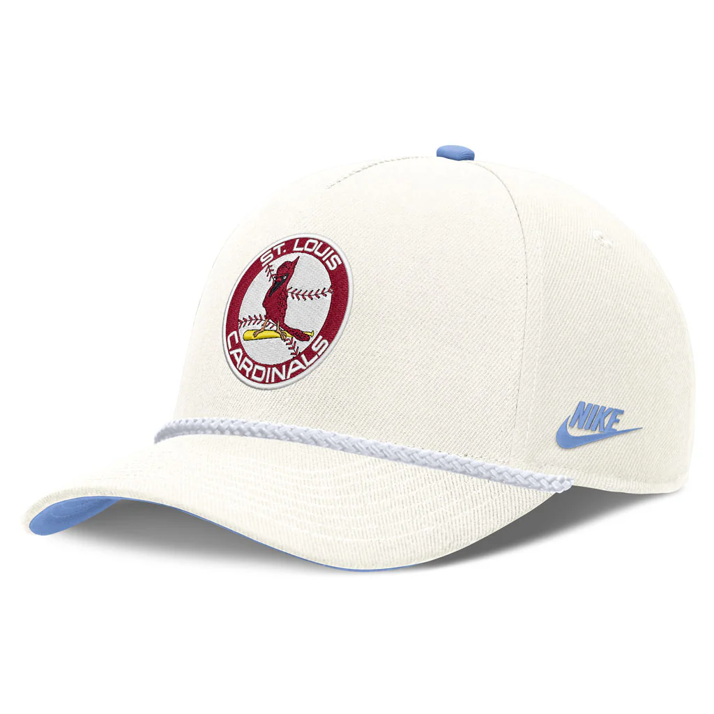 MLB St. Louis Cardinals Nike Rope Cooperstown Adjustable Hat - Cream