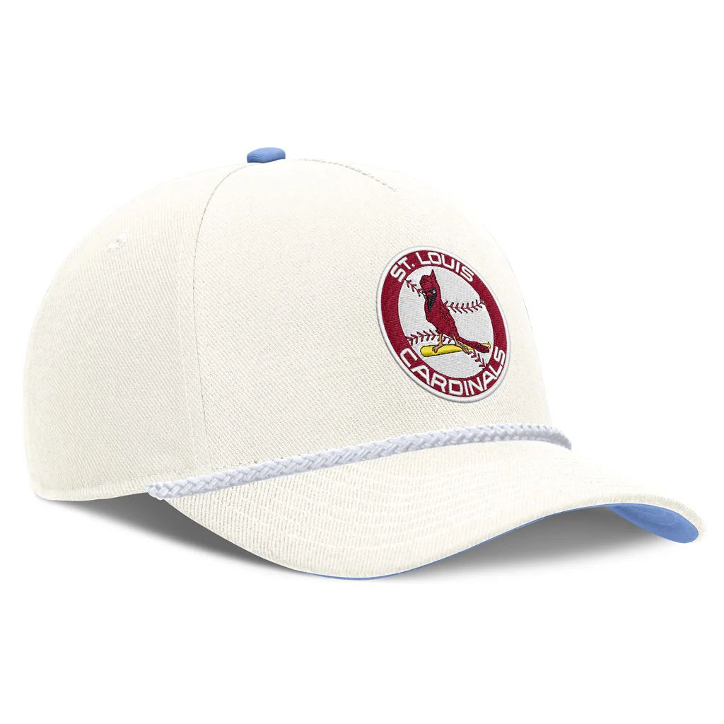 MLB St. Louis Cardinals Nike Rope Cooperstown Adjustable Hat - Cream - Image 2