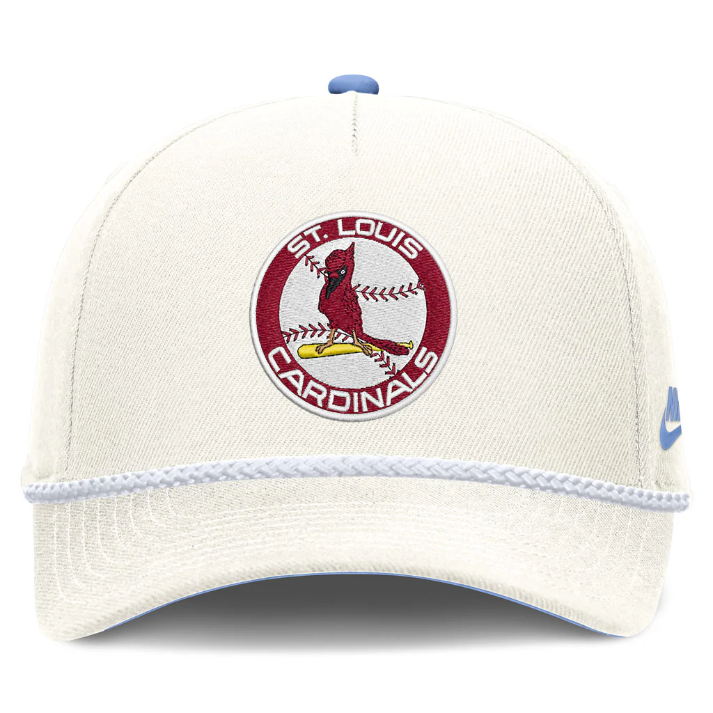 MLB St. Louis Cardinals Nike Rope Cooperstown Adjustable Hat - Cream - Image 3