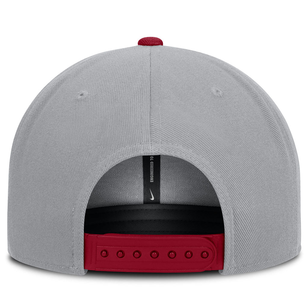 MLB St. Louis Cardinals Nike Two-Tone Primetime Pro Snapback Hat - Graphite - Image 4