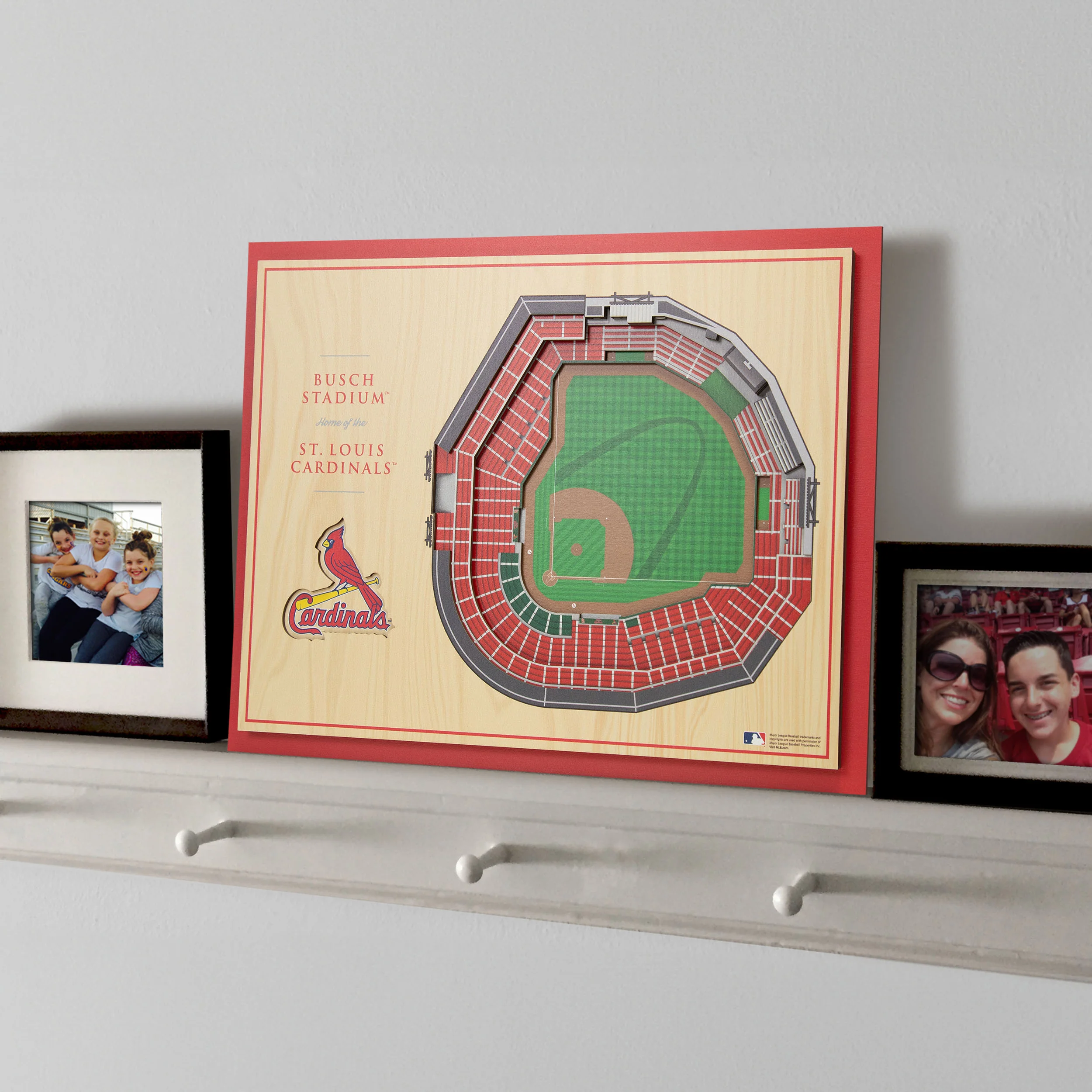 MLB St. Louis Cardinals You the Fan 5-Layer 3D Stadium View Wall Art - Image 2