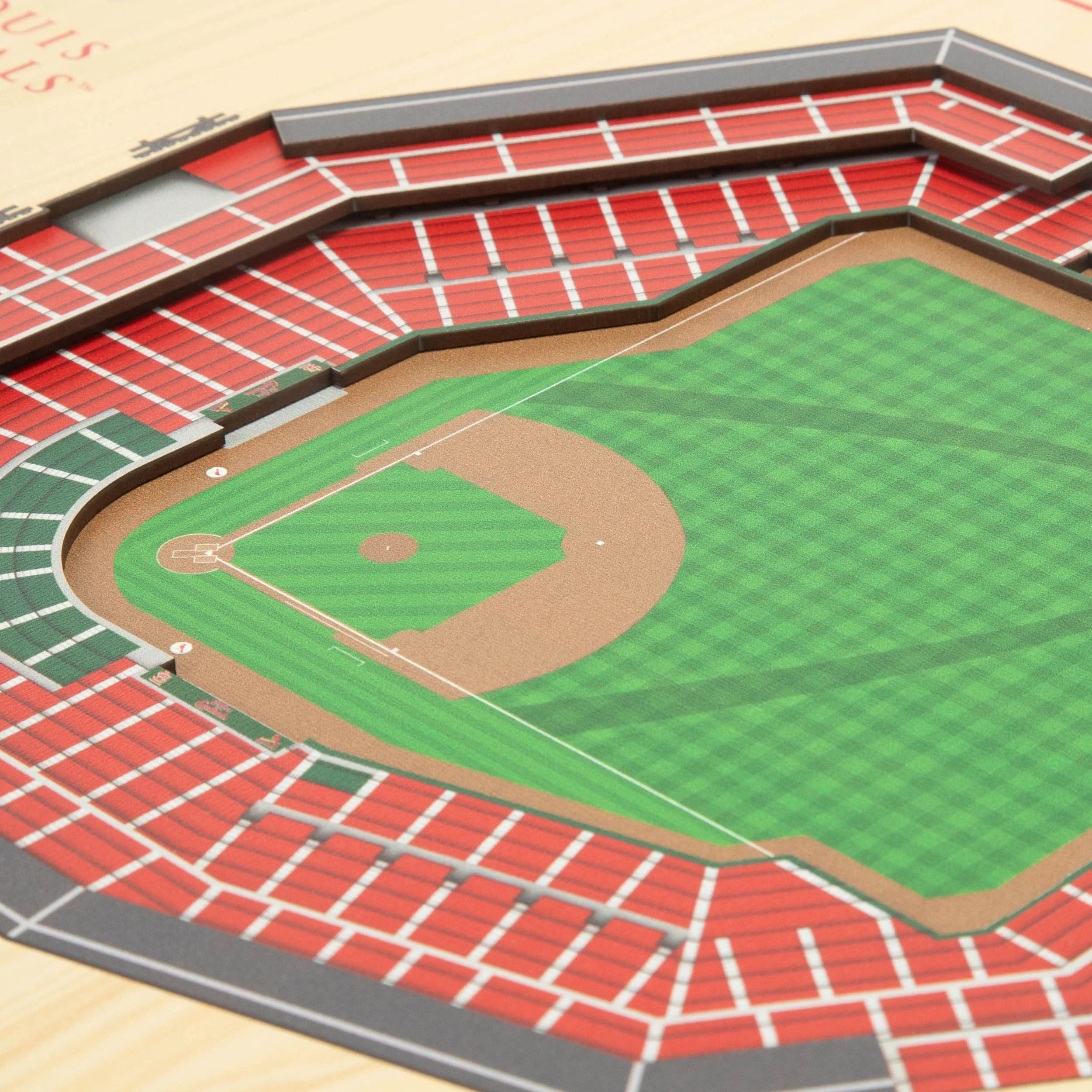 MLB St. Louis Cardinals You the Fan 5-Layer 3D Stadium View Wall Art - Image 3