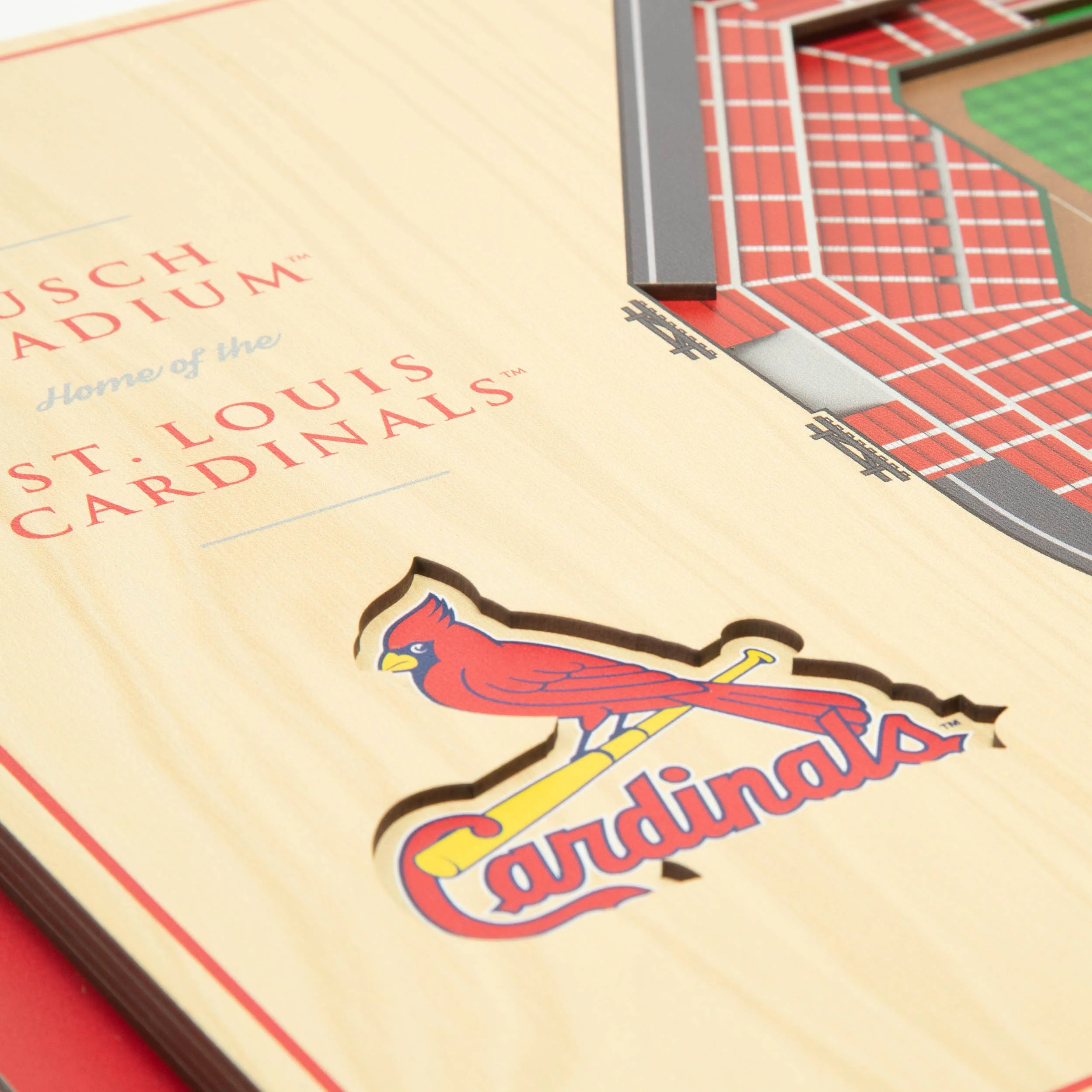 MLB St. Louis Cardinals You the Fan 5-Layer 3D Stadium View Wall Art - Image 4