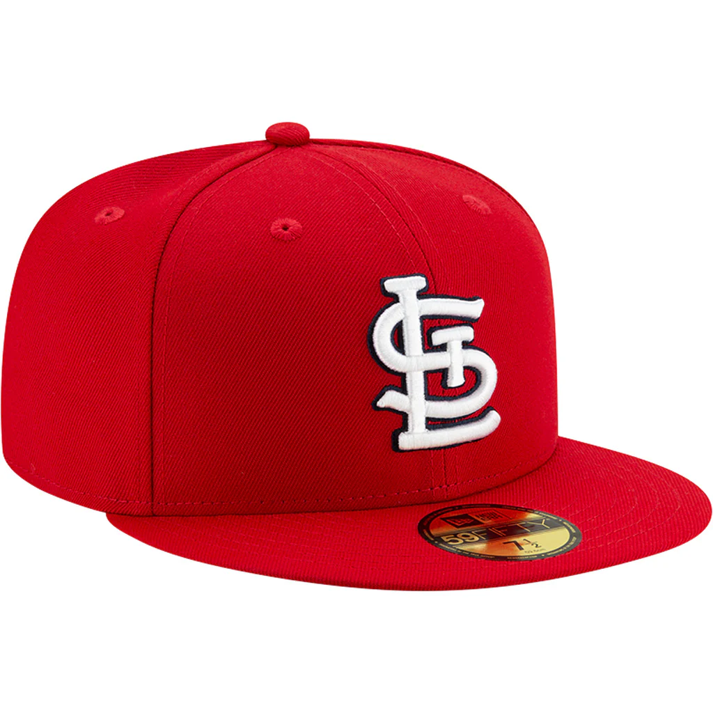 MLB St. Louis Cardinals Youth New Era Home Authentic Collection 59FIFTY Fitted Hat - Red - Image 2