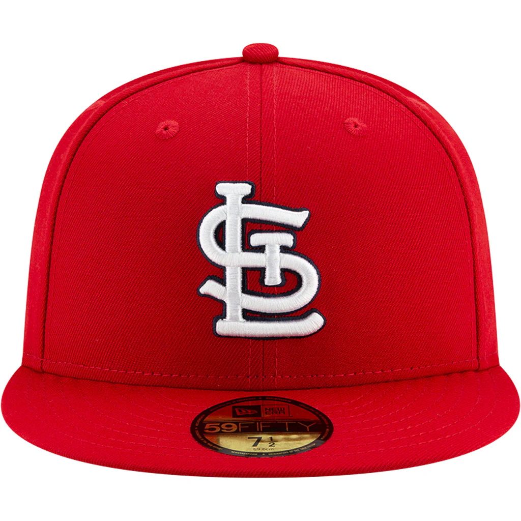 MLB St. Louis Cardinals Youth New Era Home Authentic Collection 59FIFTY Fitted Hat - Red - Image 3