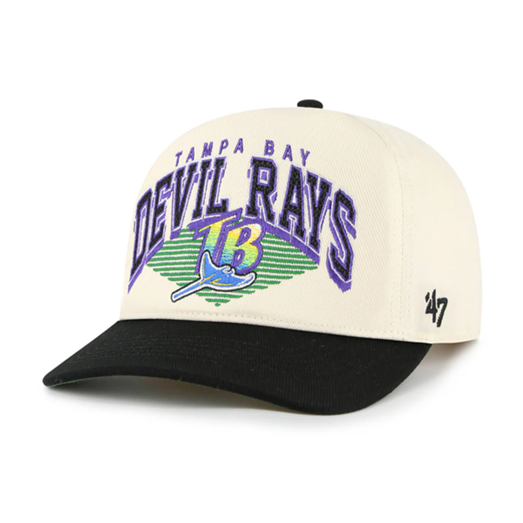 MLB Tampa Bay Rays '47 Pomona Two-Tone Hitch Adjustable Hat - Cream