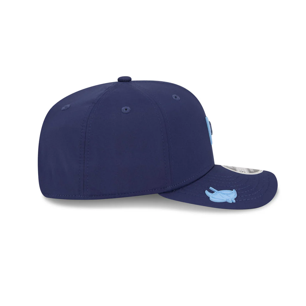 MLB Tampa Bay Rays New Era 2026 Clubhouse 9SEVENTY Stretch Snap Hat - Navy - Image 5