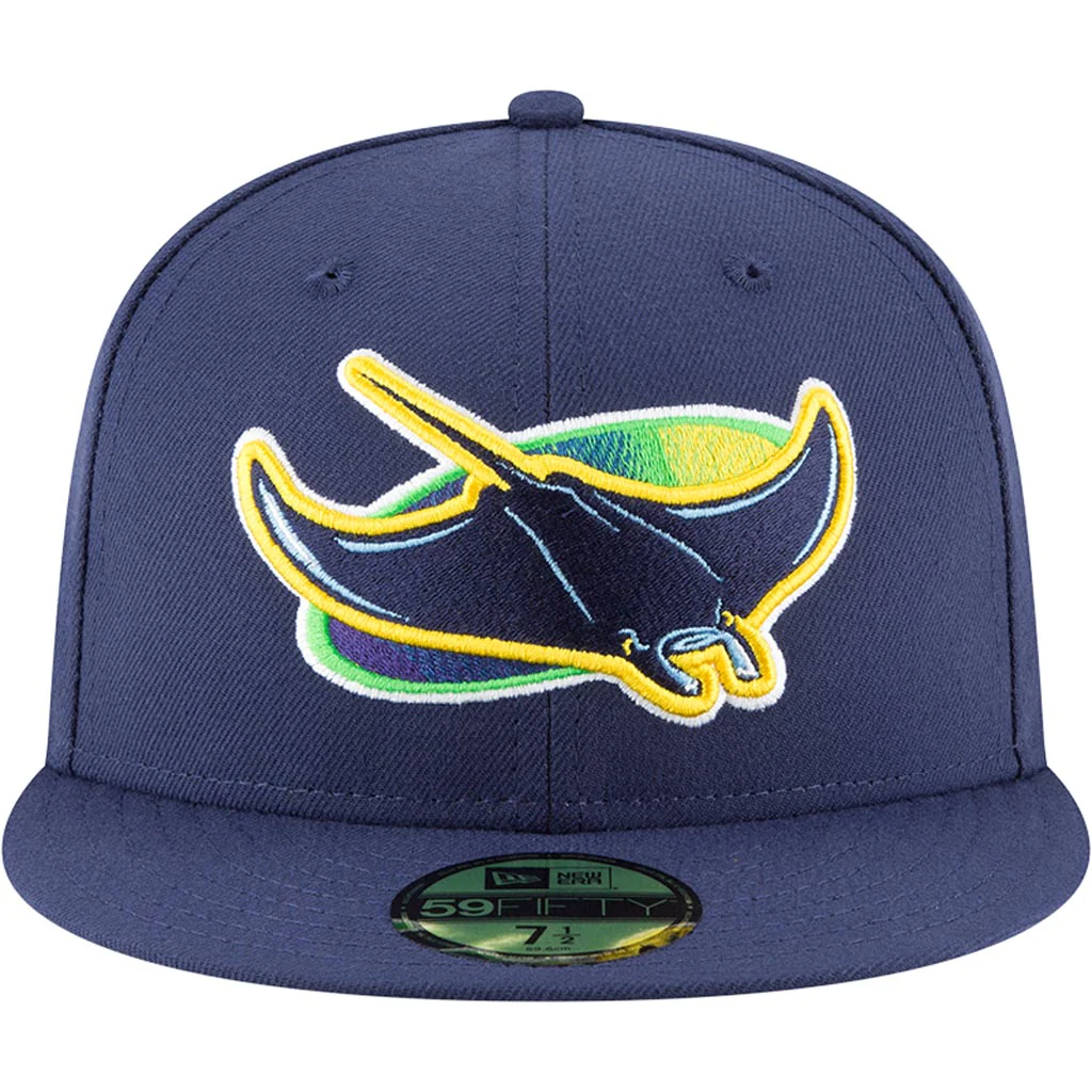 MLB Tampa Bay Rays New Era Authentic Collection Alternate On-Field 59FIFTY Fitted Hat - Navy - Image 3