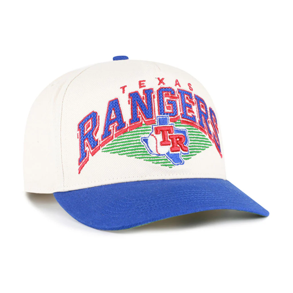 MLB Texas Rangers '47 Pomona Two-Tone Hitch Adjustable Hat - Cream - Image 2