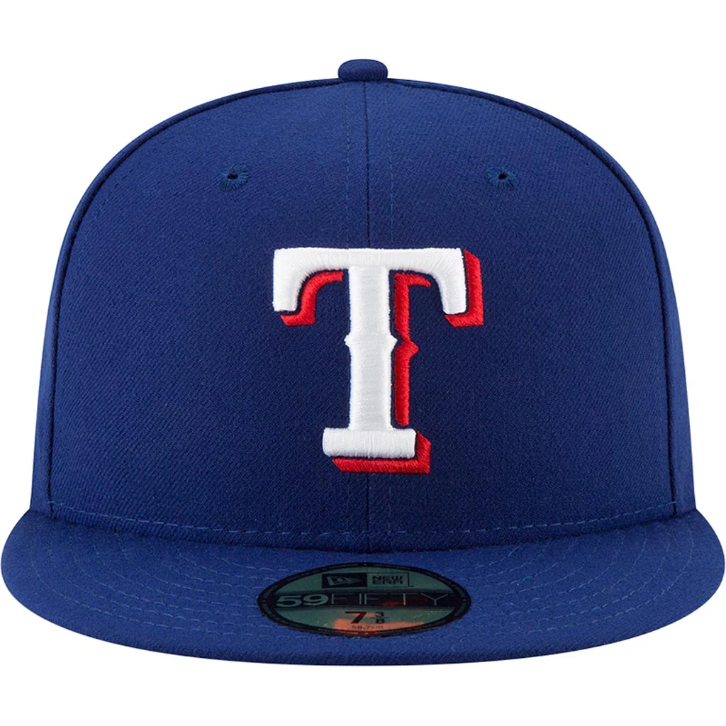 MLB Texas Rangers New Era Authentic Collection Home On-Field 59FIFTY Fitted Hat - Blue - Image 3