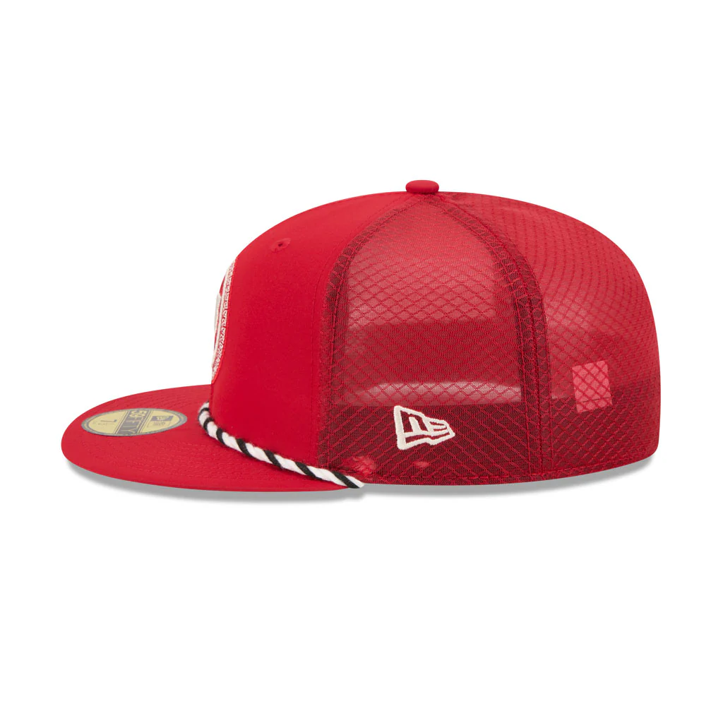 MLB Texas Rangers New Era 2026 Batting Practice City Connect 59FIFTY Fitted Hat - Blue - Image 4