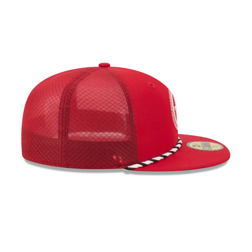MLB Texas Rangers New Era 2026 Batting Practice City Connect 59FIFTY Fitted Hat - Blue - Image 5