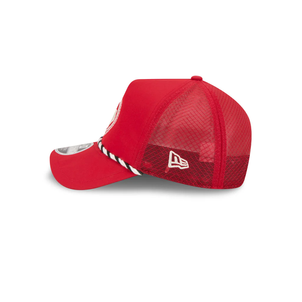 MLB Texas Rangers New Era 2026 Batting Practice City Connect Apex 9FORTY Snapback Hat - Blue - Image 4