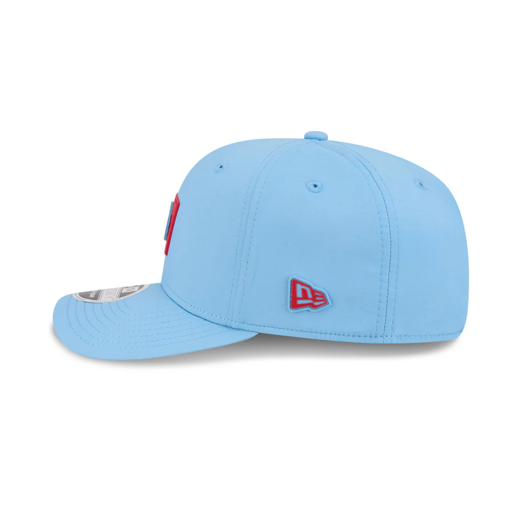 MLB Texas Rangers New Era 2026 Clubhouse 9SEVENTY Stretch Snap Hat - Blue - Image 4