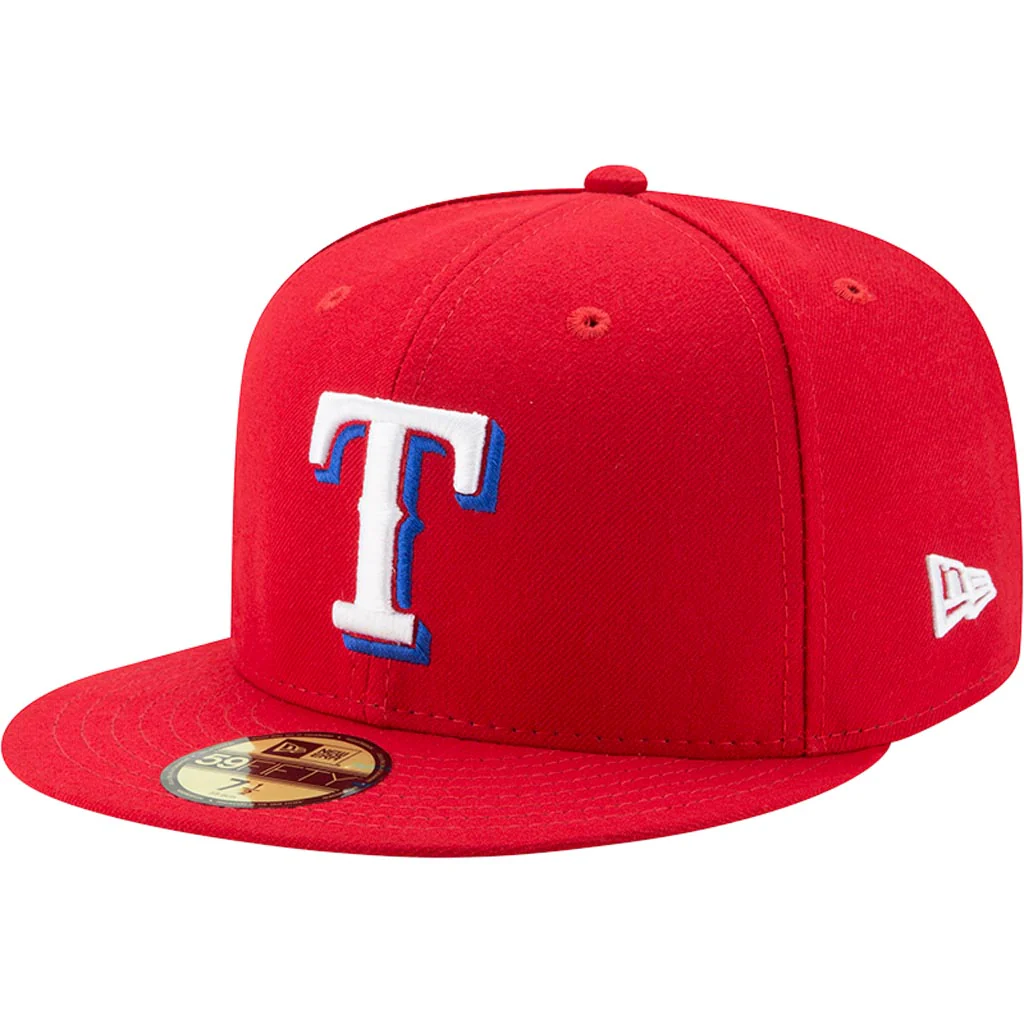 MLB Texas Rangers New Era Alternate Authentic Collection 59FIFTY Fitted Hat -Red