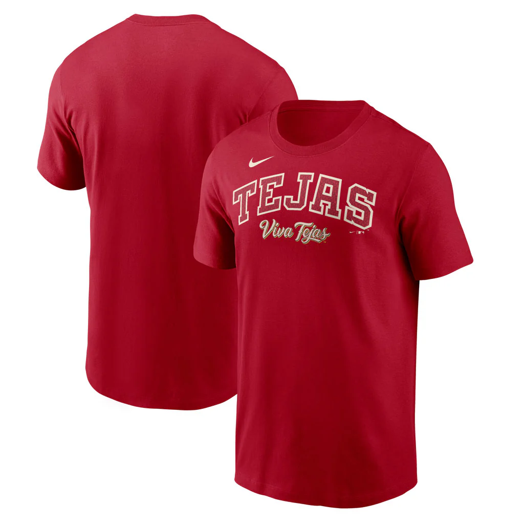 MLB Texas Rangers Nike 2026 City Connect Wordmark T-Shirt - Blue