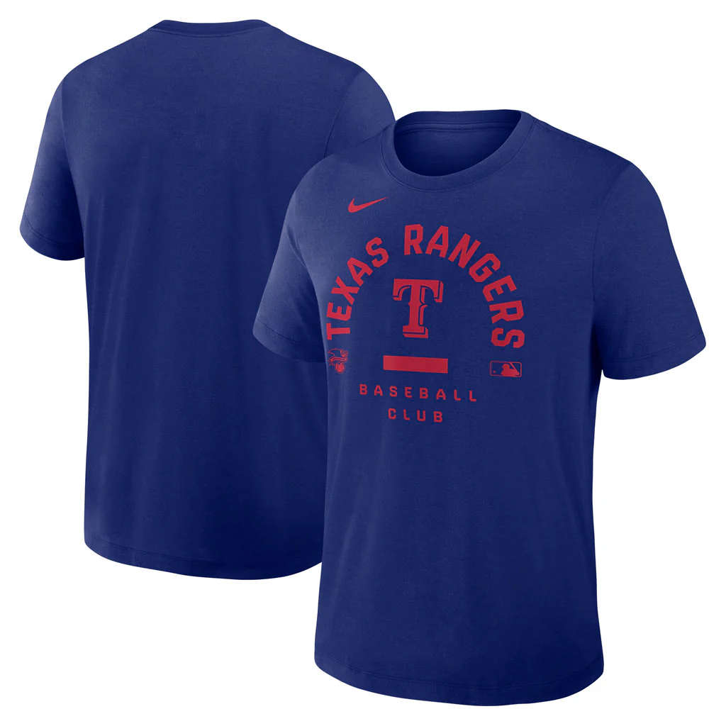 MLB Texas Rangers Nike 2026 Early Work T-Shirt - Blue