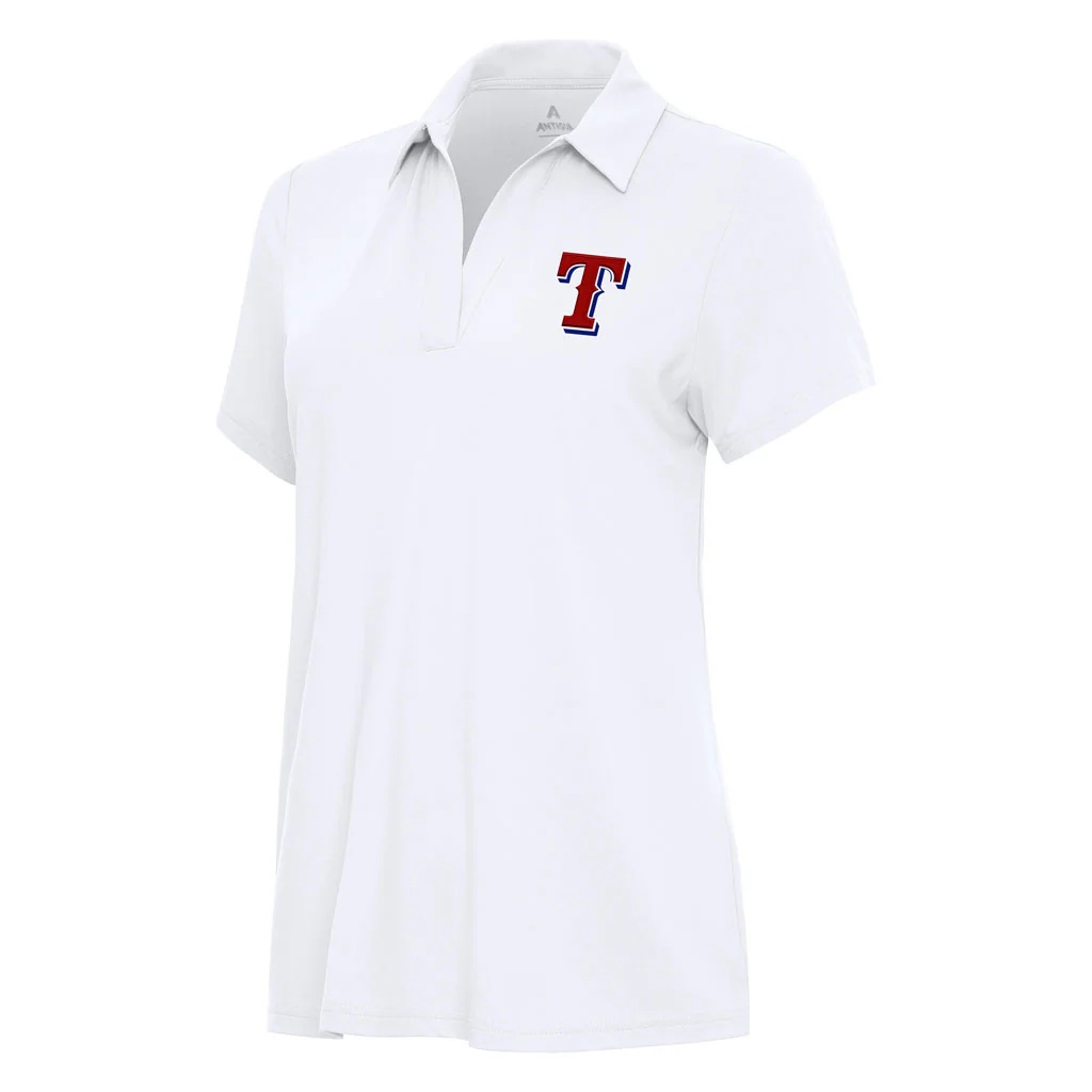 MLB Texas Rangers Women's Antigua Era Polo - White