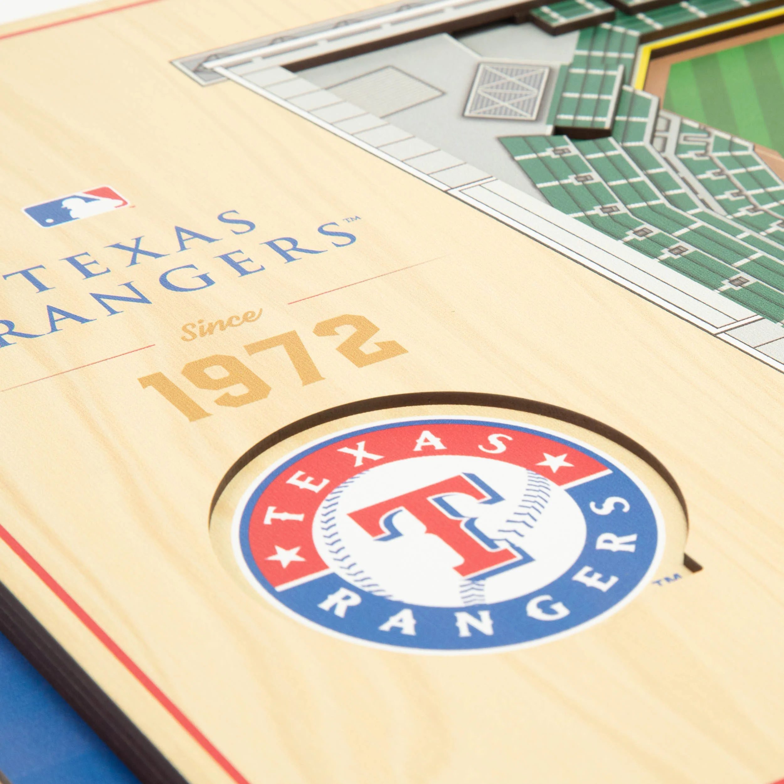 MLB Texas Rangers You the Fan 5-Layer 3D Stadium View Wall Art - Image 4