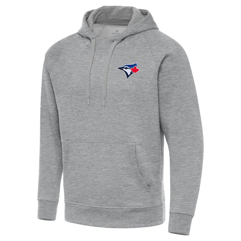 MLB Toronto Blue Jays Antigua Victory Pullover Hoodie - Heather gray