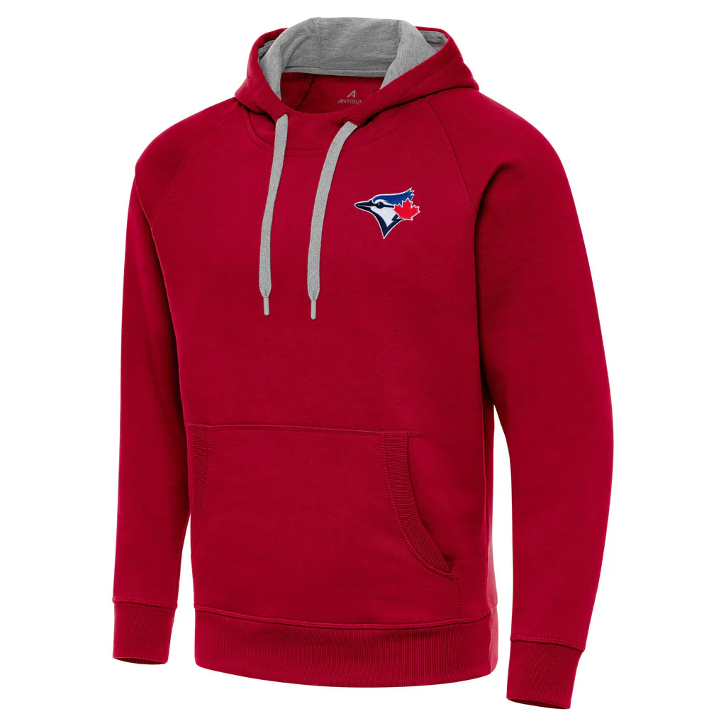 MLB Toronto Blue Jays Antigua Victory Pullover Hoodie - Red