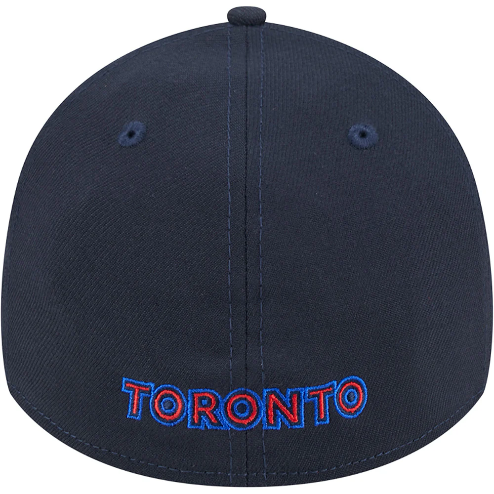 MLB Toronto Blue Jays New Era City Connect 39THIRTY Flex Fit Hat - Navy - Image 4