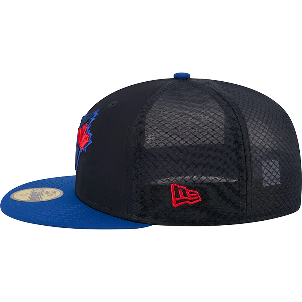 MLB Toronto Blue Jays New Era City Connect Batting Practice 59FIFTY Fitted Hat - Navy - Image 4