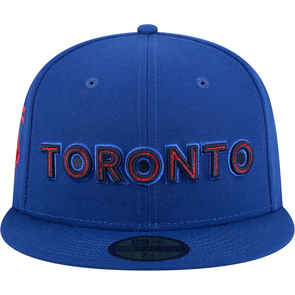 MLB Toronto Blue Jays New Era City Connect Fan Pack 59FIFTY Fitted Hat - Blue - Image 3