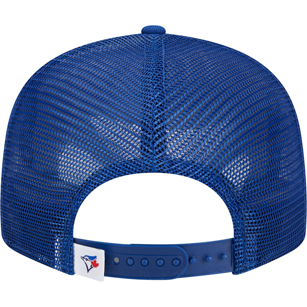 MLB Toronto Blue Jays New Era OTC Trucker 9FIFTY Snapback Hat - Blue - Image 6